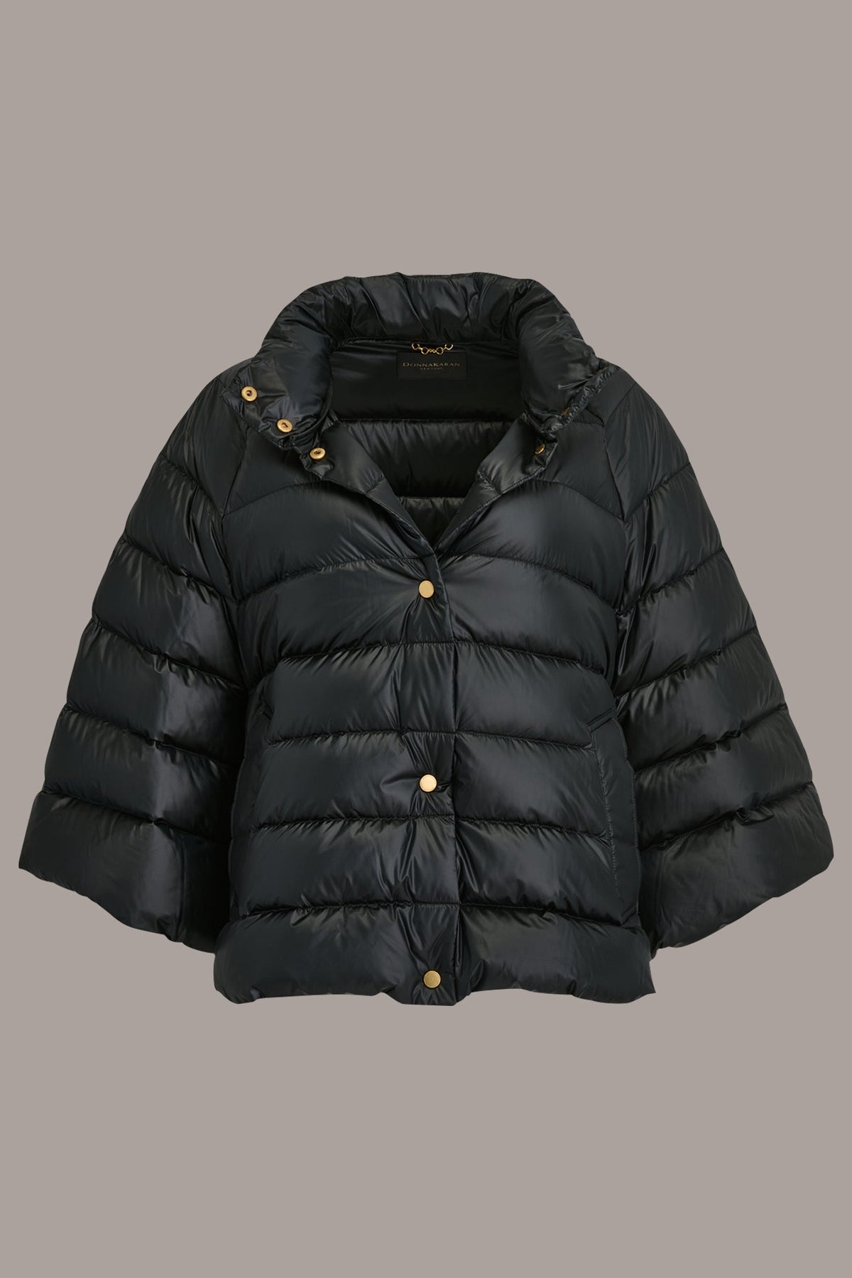 3/4 SLEEVE DOWN PUFFER CAPE