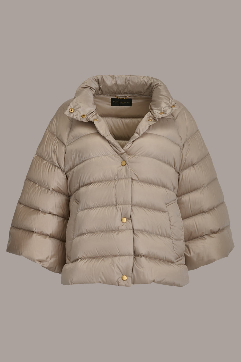 3/4 SLEEVE DOWN PUFFER CAPE