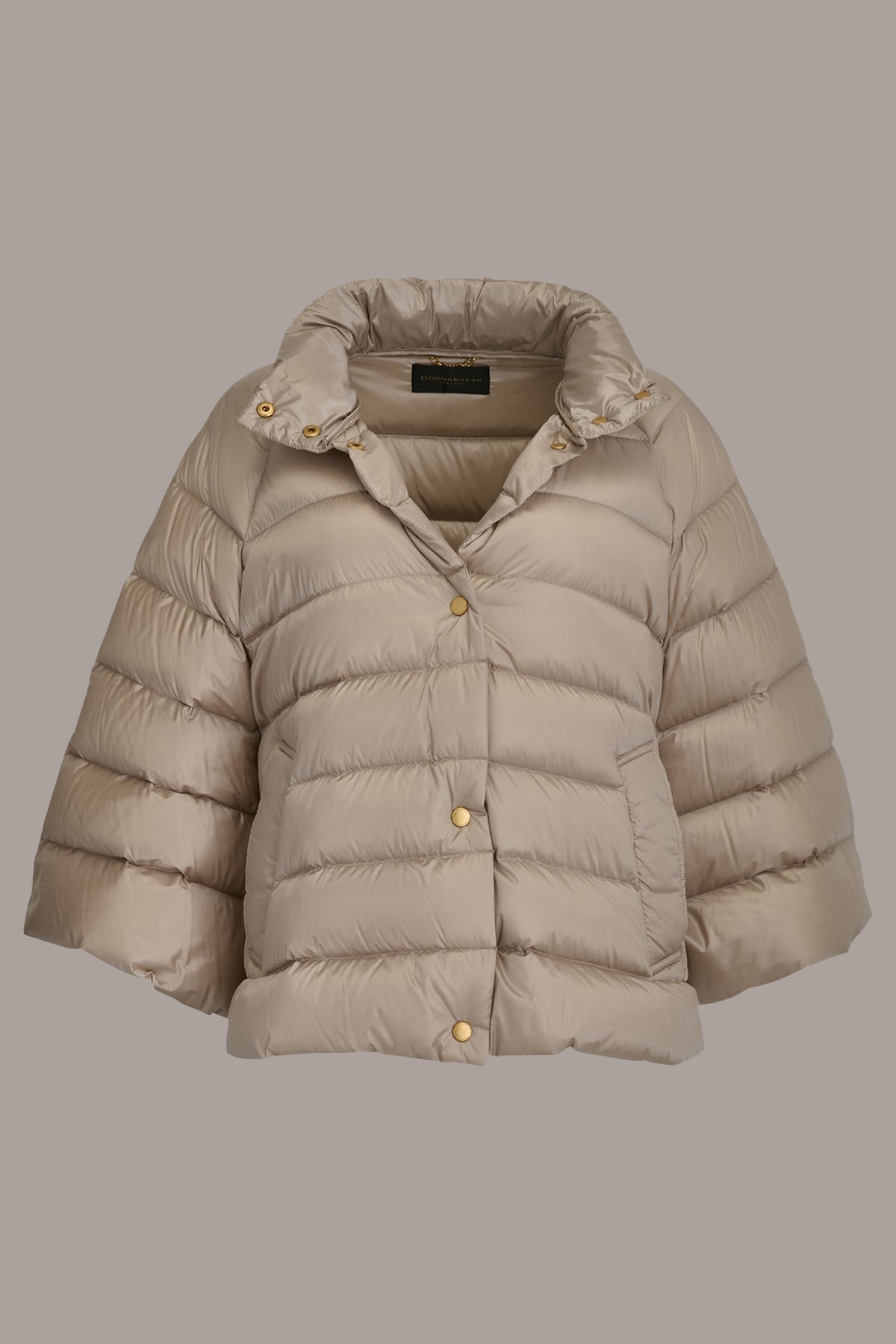 3/4 SLEEVE DOWN PUFFER CAPE